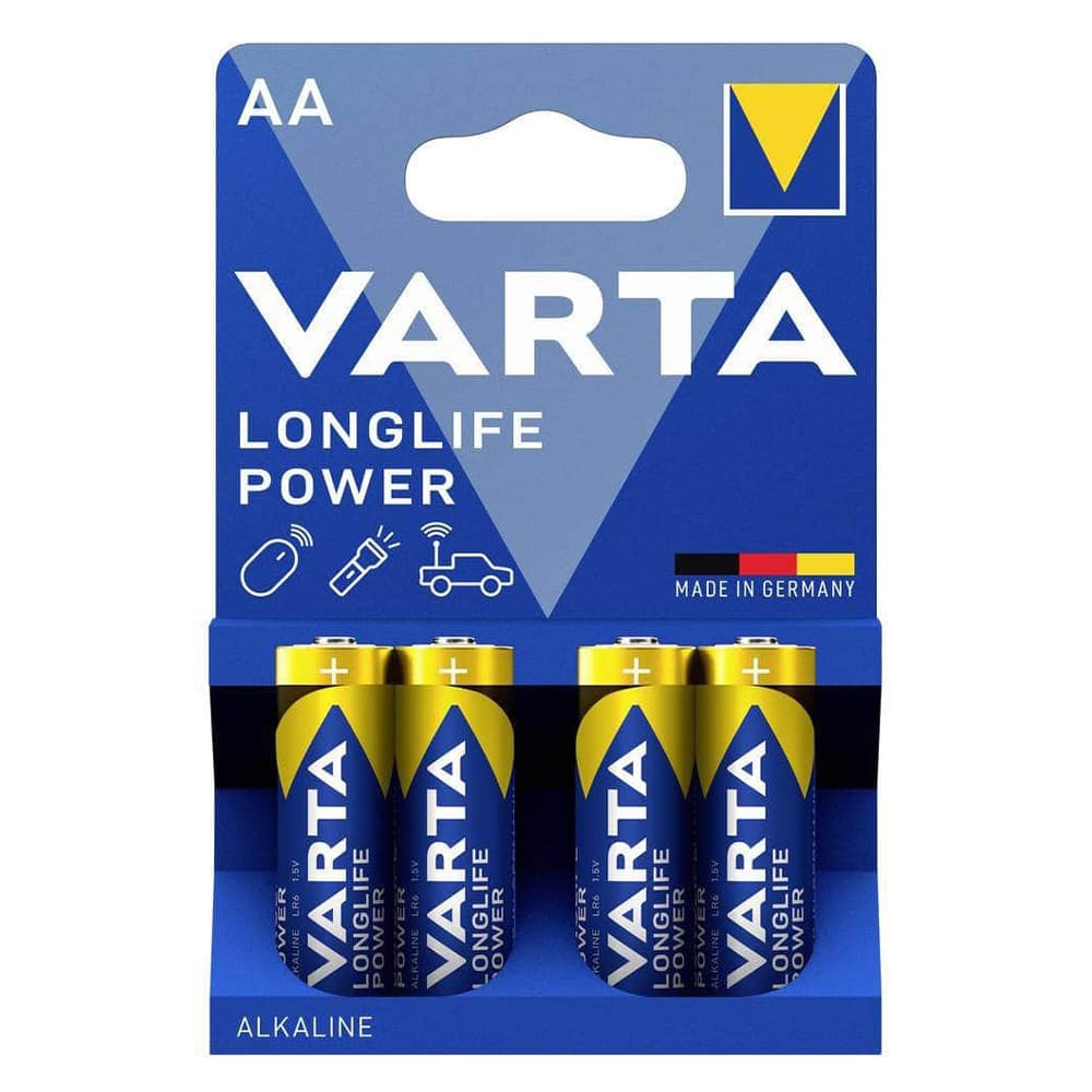 باتری قلمی آلکالاین وارتا LONGLIFE Power AA/4