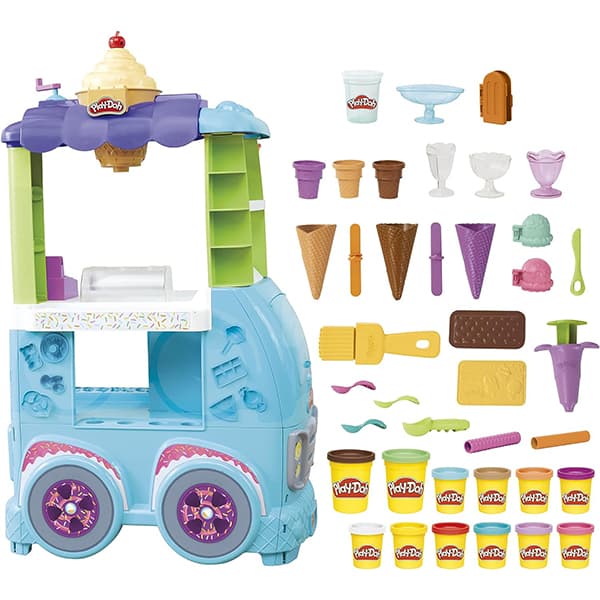 خمیر بازی Play-Doh مدل Ultimate Ice Cream Truck6 — تصویر ۸