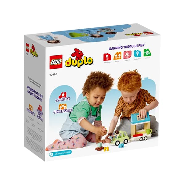 لگو Duplo مدل Family House on Wheels 10986 — تصویر ۴