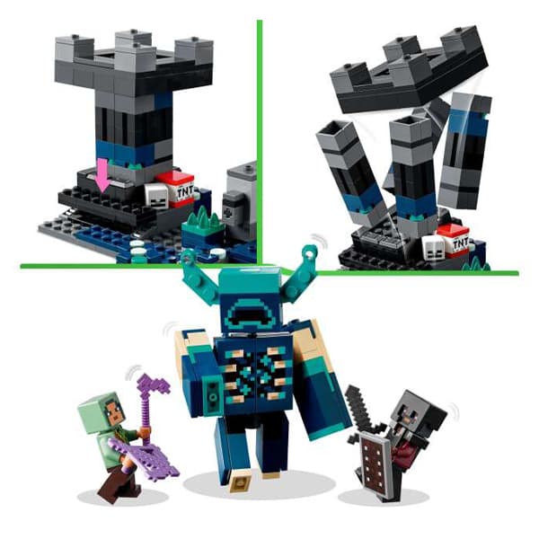 لگو Minecraft مدل The Deep Dark Battle 21246 — تصویر ۳