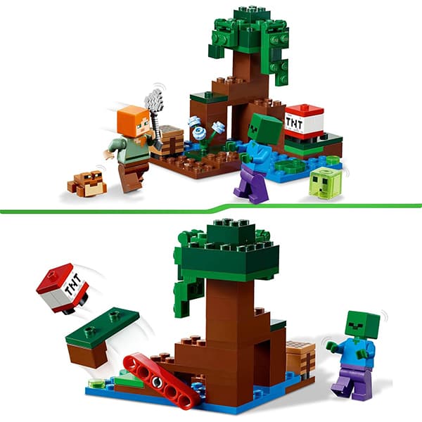 لگو Minecraft مدل The Swamp Adventure 21240 — تصویر ۳