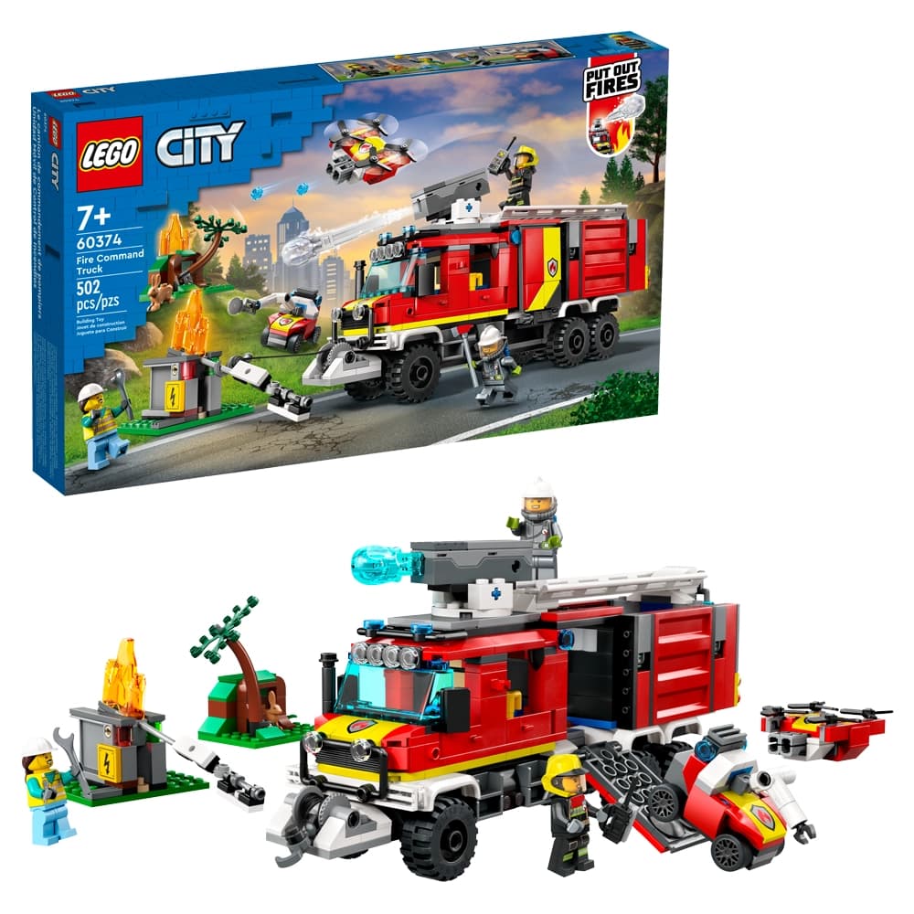 لگو City مدل Fire Command Truck 60374