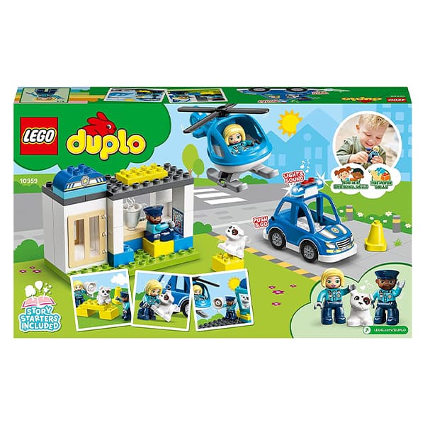 لگو Duplo مدل Police Station & Helicopter 10959 — تصویر ۶