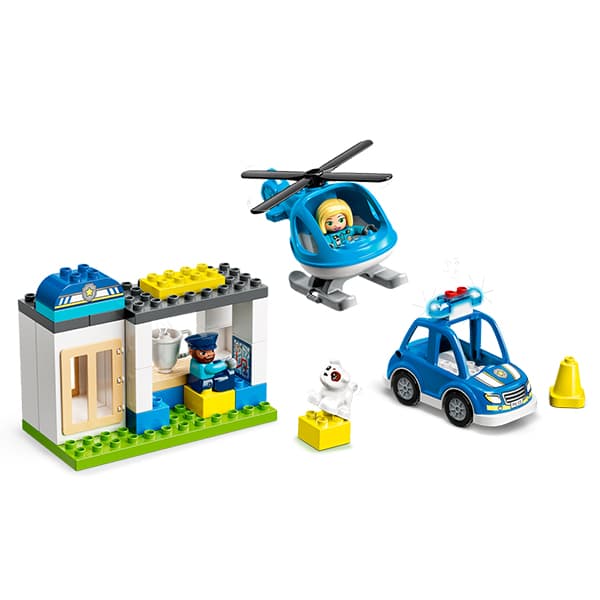 لگو Duplo مدل Police Station & Helicopter 10959 — تصویر ۳