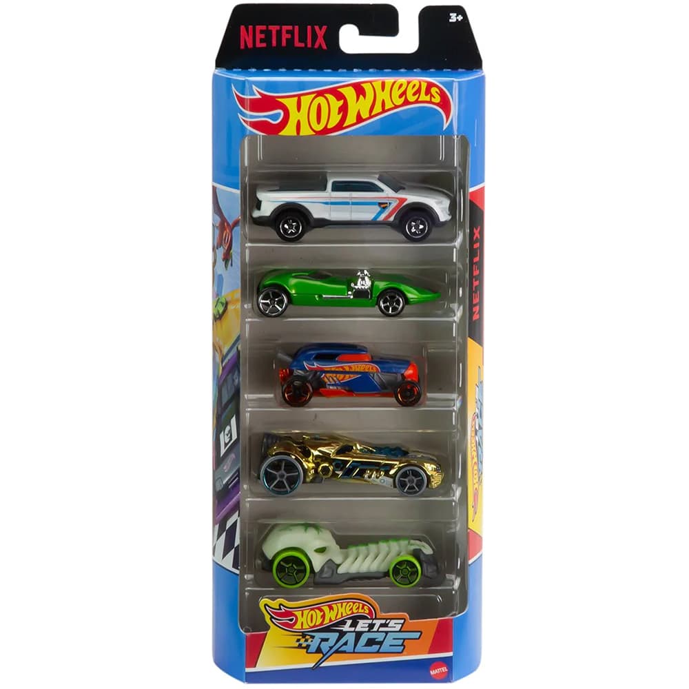 مجموعه 5 عددی ماشین Hot Wheels مدل Lets Race