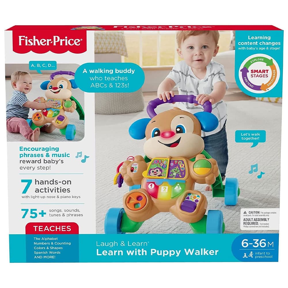 واکر پاپی آبی آموزشی Fisher Price