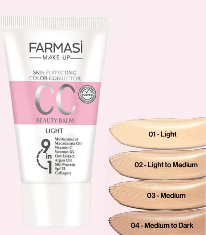 سی سی کرم فارماسی CC CREAM FARMASI حجم 50 میل — تصویر ۴