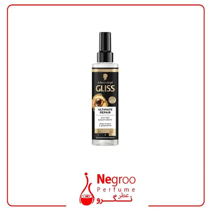 اسپری دو فاز گلیس GLISS مدل Ultimate Repair مناسب موهای خشک و آسیب دیده 200 میل/اورجینال