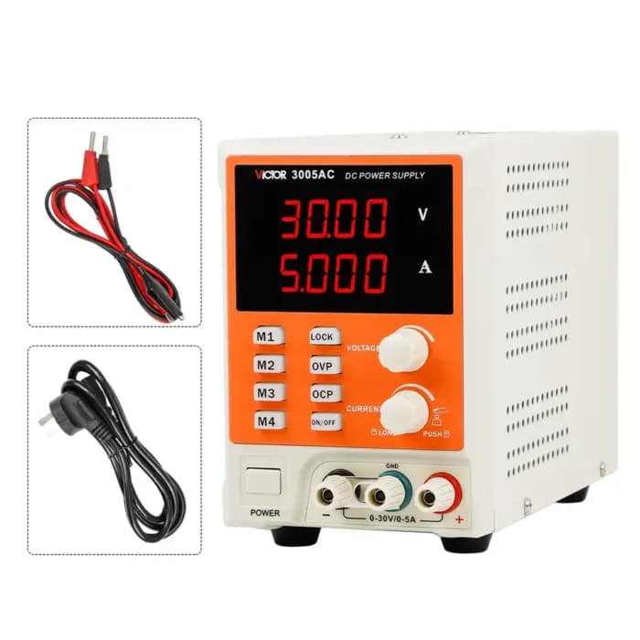 منبع تغذیه قابل برنامه ریزی ویکتور مدل VICTOR 3005AC — تصویر ۳
