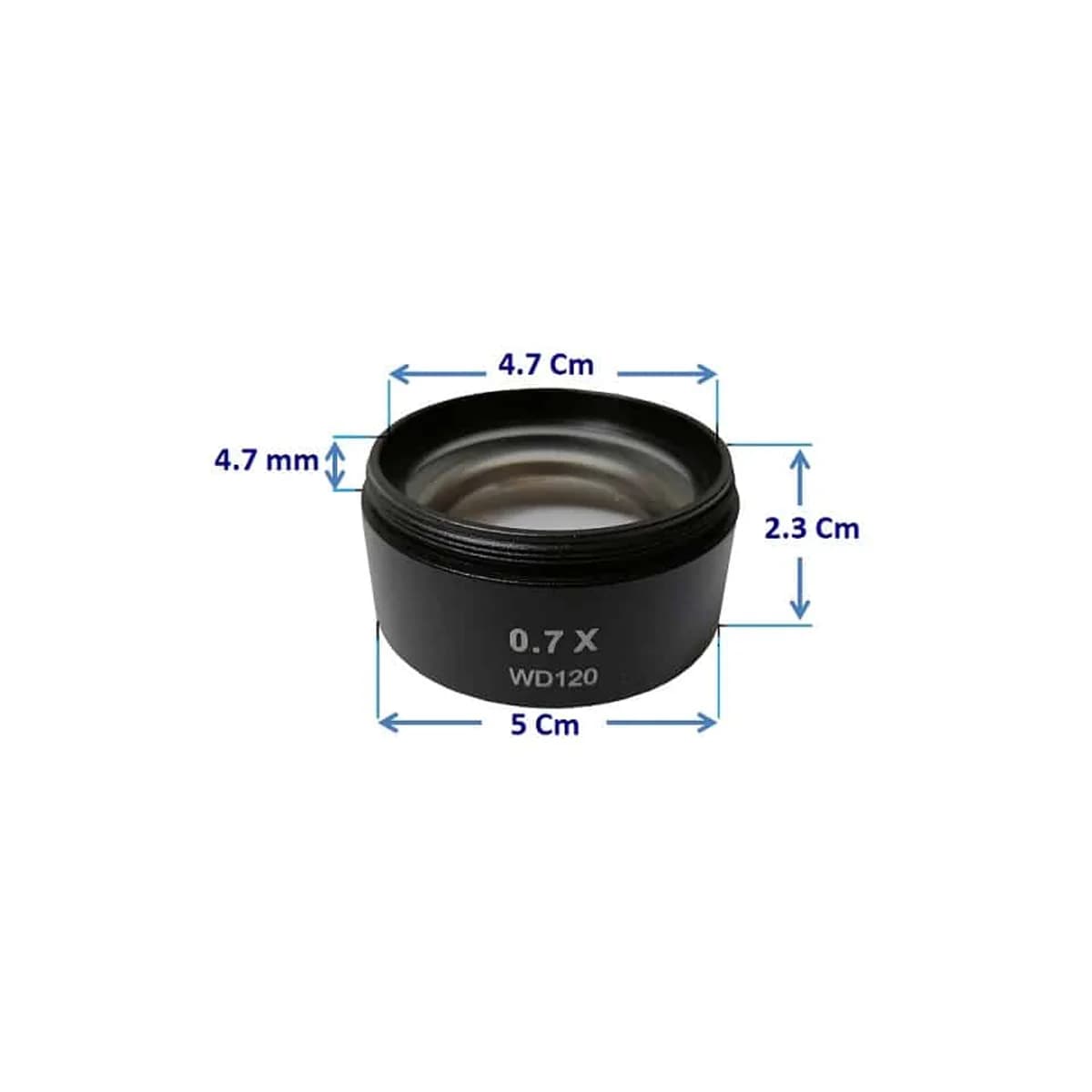 لنز واید 0.7X مدل WD120 مخصوص لوپ سه چشمی — تصویر ۳