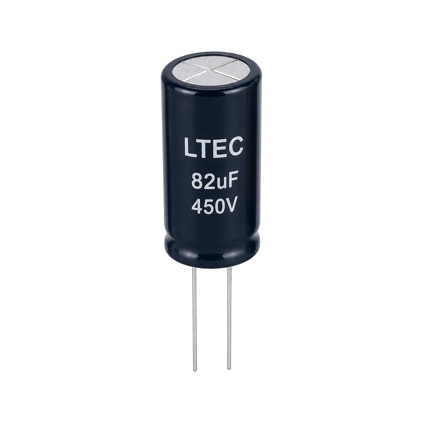 خازن الکترولیتی ال‌تک مدل LTEC 82uF 450V 16×46mm — تصویر ۲