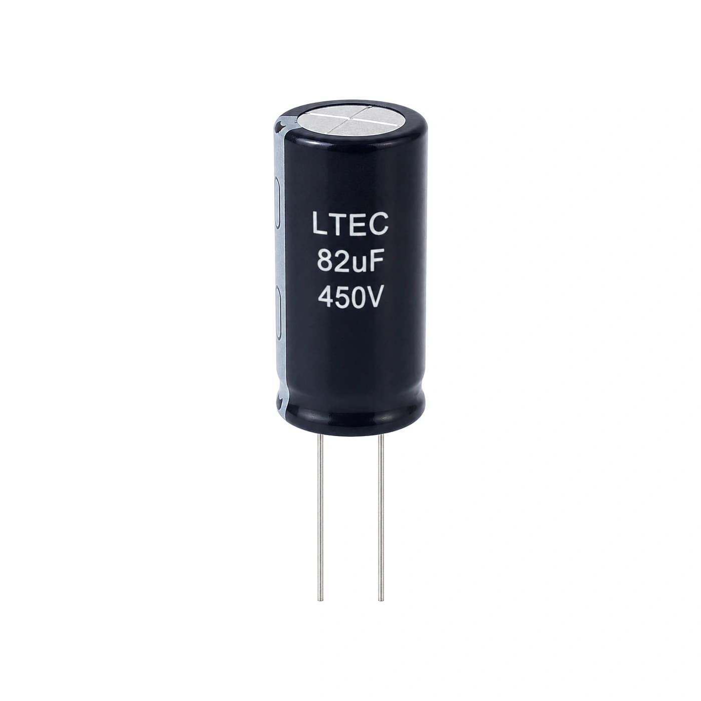 خازن الکترولیتی ال‌تک مدل LTEC 82uF 450V 12.5×45mm — تصویر ۲