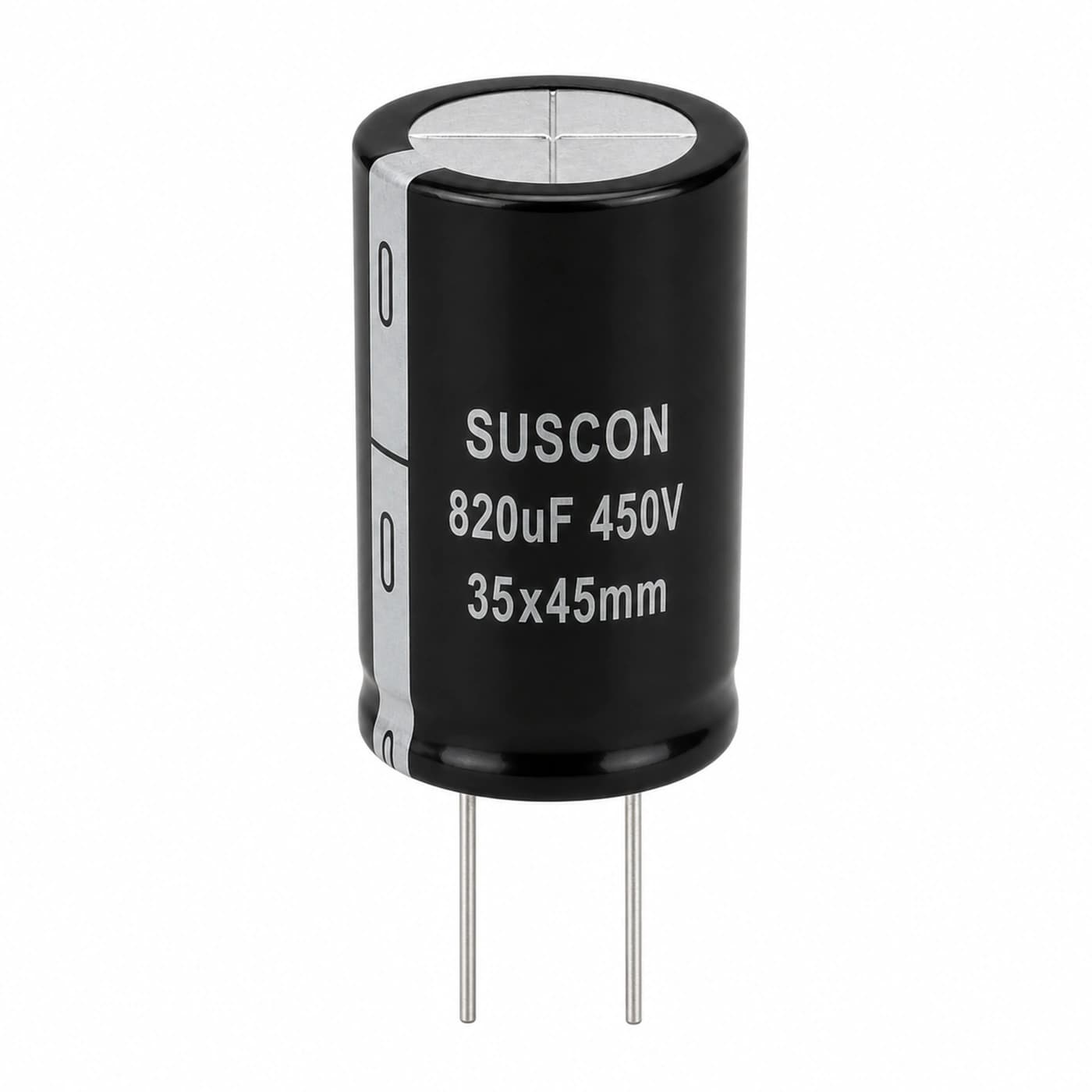 خازن الکترولیتی ساسکن مدل SUSCON 820uF 450V 35×45mm