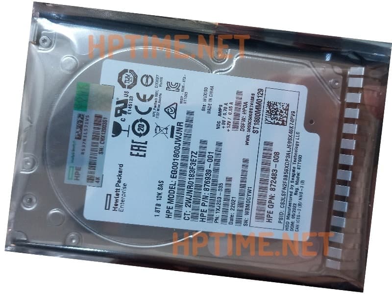 HDD HPE 1.8TB SAS 10K 12G