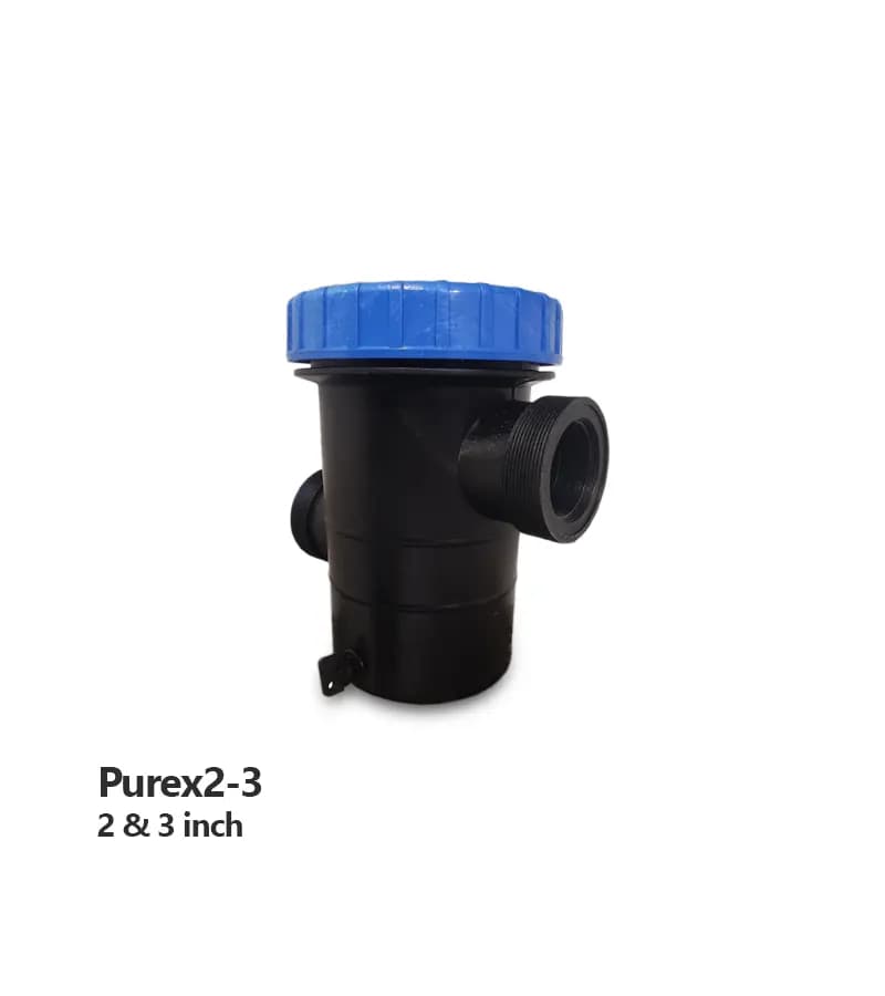 استرینر باکالیت درب شیشه‌ای هایپر استخر مدل Purex2-3