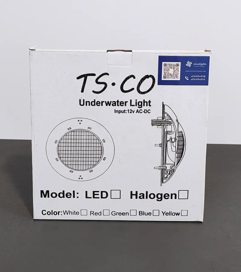 چراغ استخری روکار LED هایپر استخر مدل HU-18-RGB — تصویر ۴