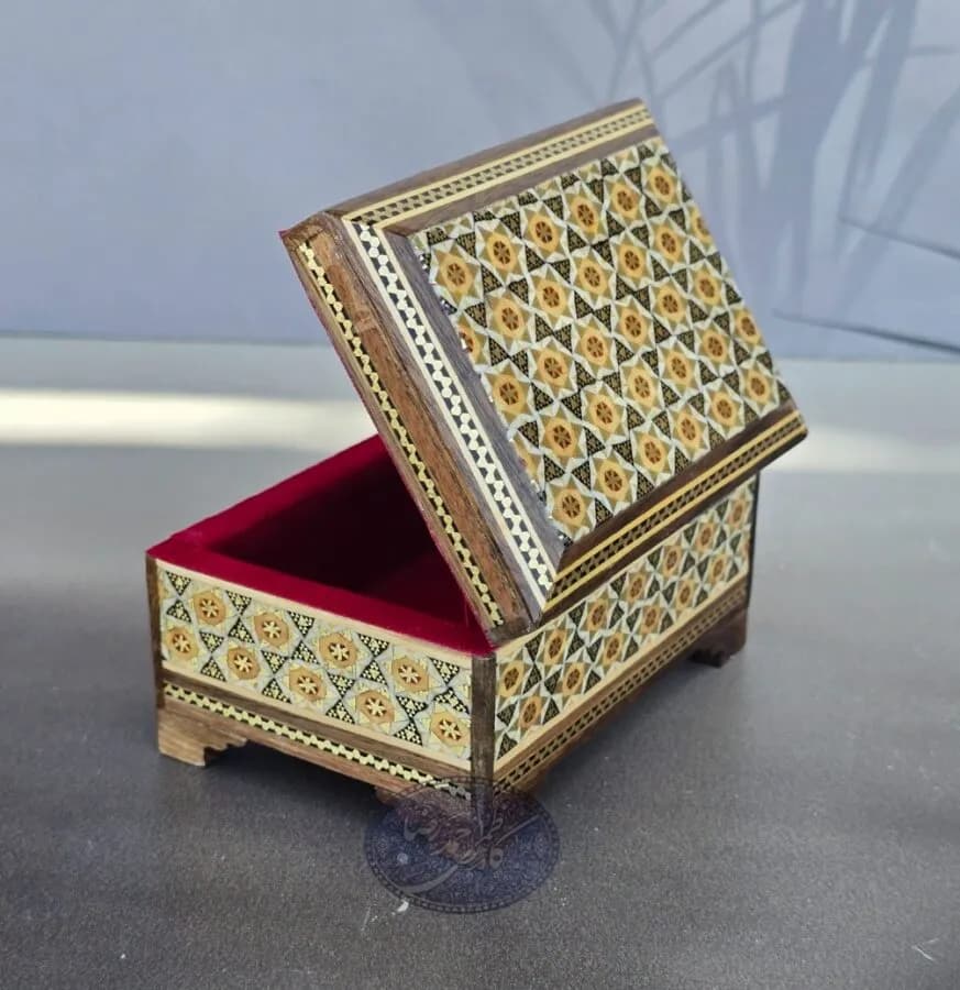 جعبه جواهر 8*11 خاتم فرفره ای
