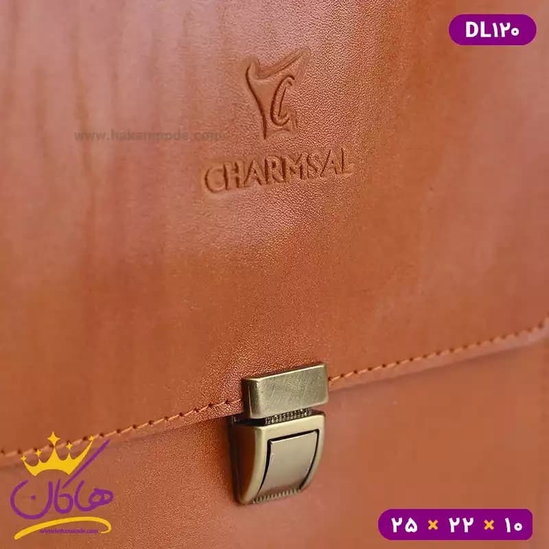 کیف دوشی چرم طبیعی چرمسال سایز بزرگ | DL120 — تصویر ۵
