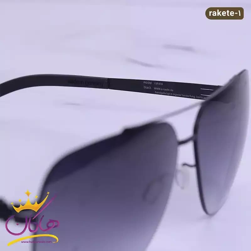 عینک آفتابی مردانه آیس برلین مربع rakete black — تصویر ۶