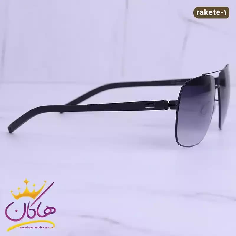 عینک آفتابی مردانه آیس برلین مربع rakete black — تصویر ۷