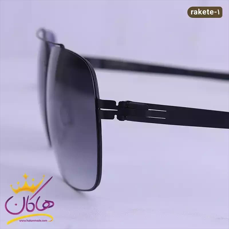عینک آفتابی مردانه آیس برلین مربع rakete black — تصویر ۳