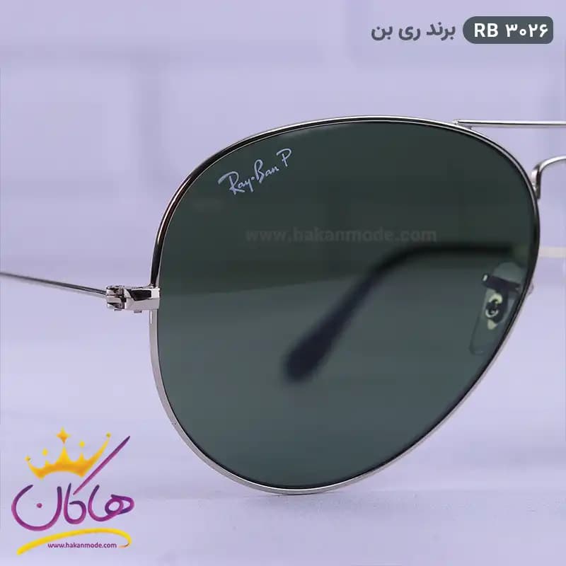عینک آفتابی ری بن مردانه مدل 3026 — تصویر ۷