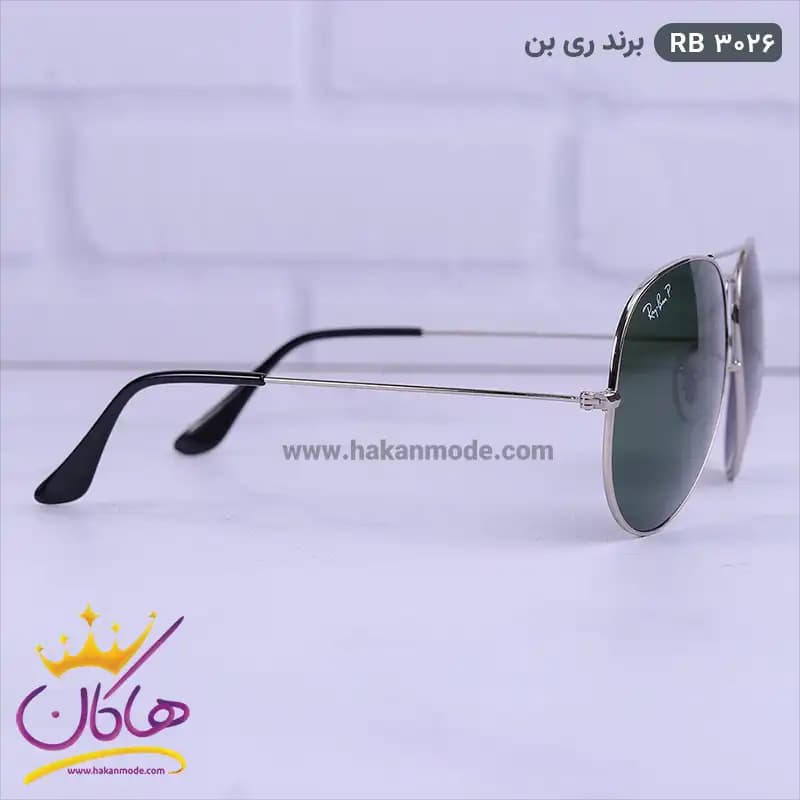 عینک آفتابی ری بن مردانه مدل 3026 — تصویر ۳