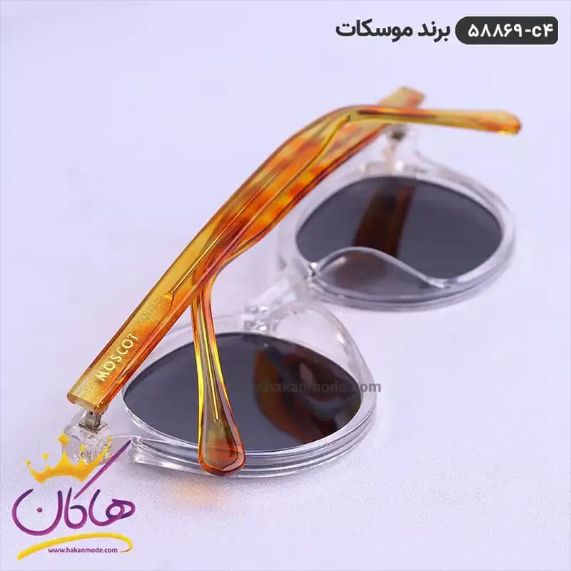 عینک آفتابی شیشه ای پلاریزه موسکات سفید 58869 — تصویر ۳