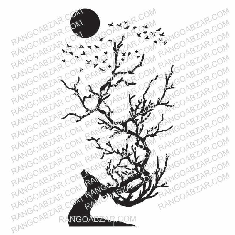 شابلون کد K 157 طرح گوزن ابعاد 50*80
