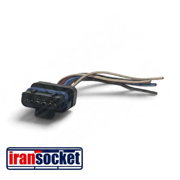سوکت چراغ جلو سمند LX سیم خودرویی