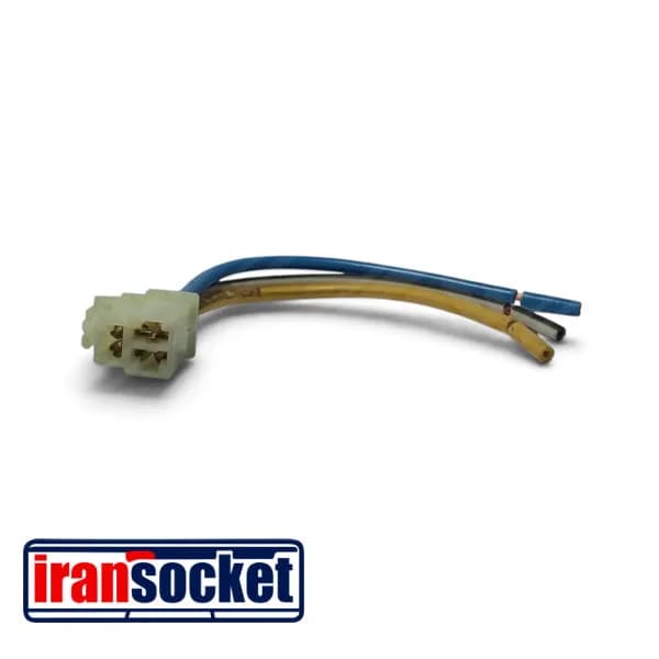 سوکت موتور فن پراید 2 دور درجه 1 | بسته 5 عددی