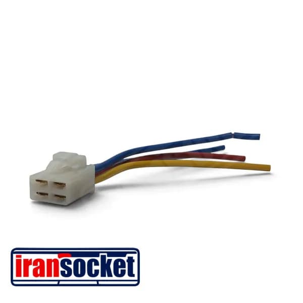 سوکت رله فن پراید انژکتور | بسته 5 عددی