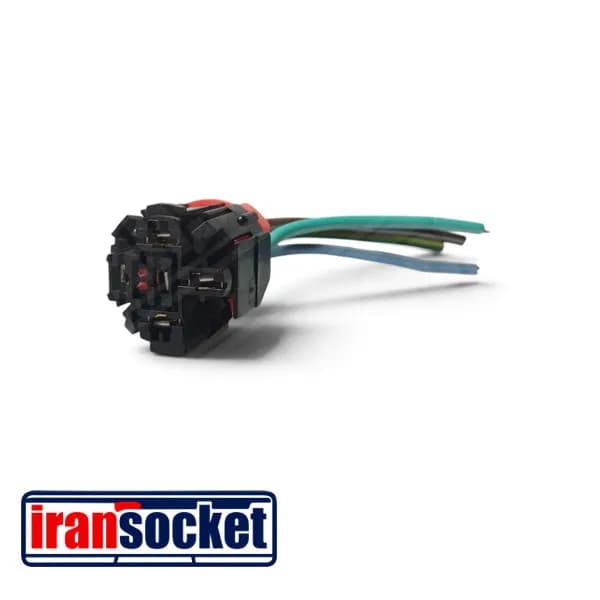 سوکت رله فن پژو 405 درجه 2 | بسته 5 عددی