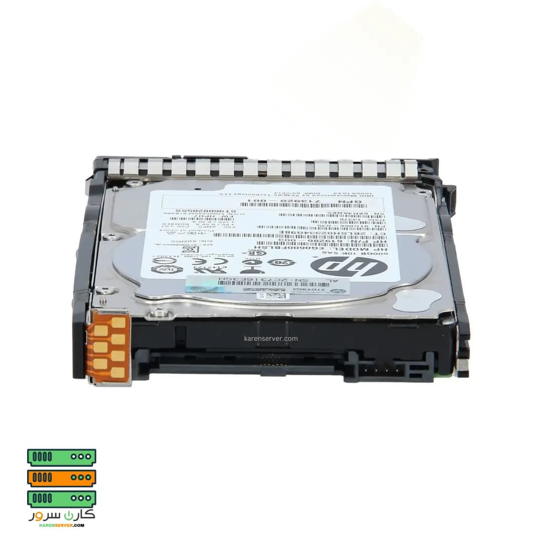 هارد سرور HP 600GB SAS 6G 10K SFF