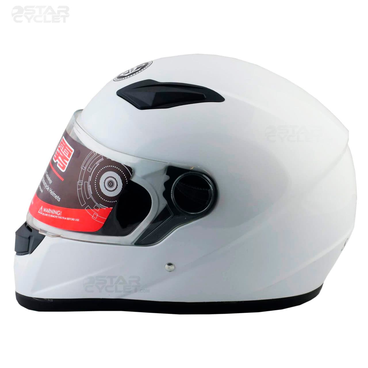 کلاه کاسکت فک ثابت سابرینا مدل WHITE — تصویر ۲