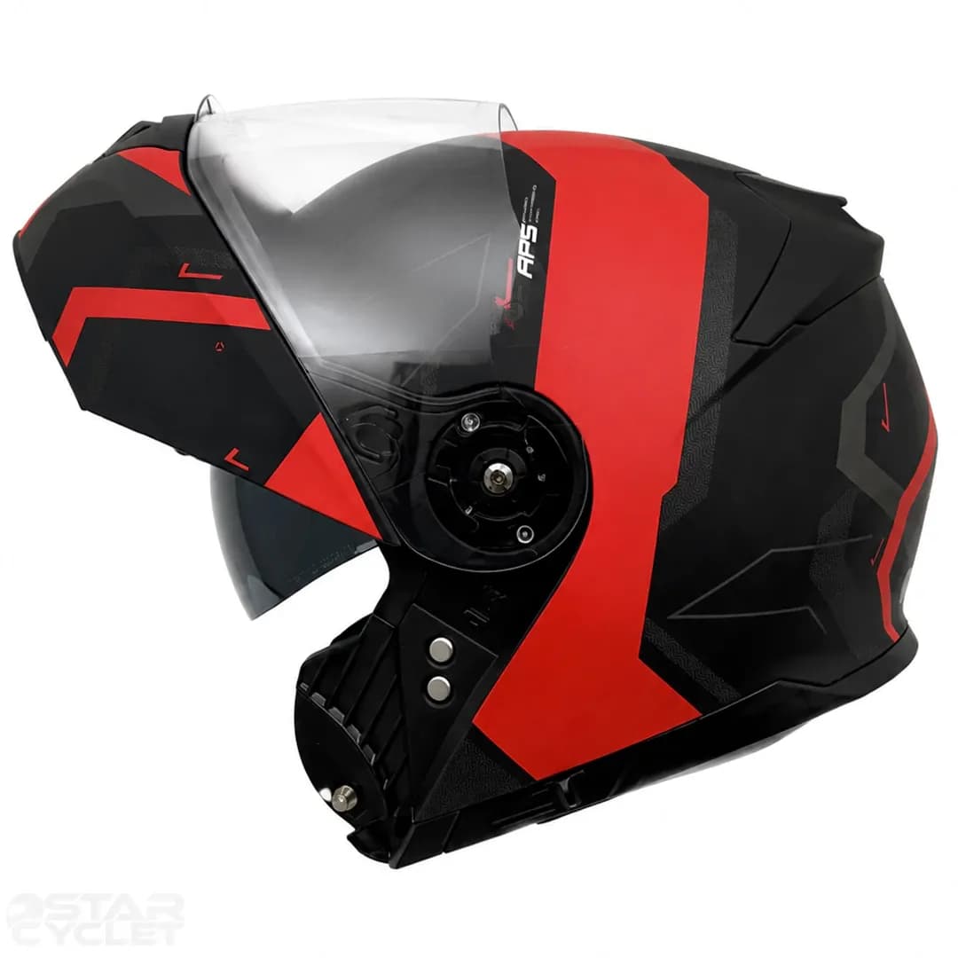 کلاه کاسکت فک متحرک راپیدو مدل 950 BLK-RED — تصویر ۳