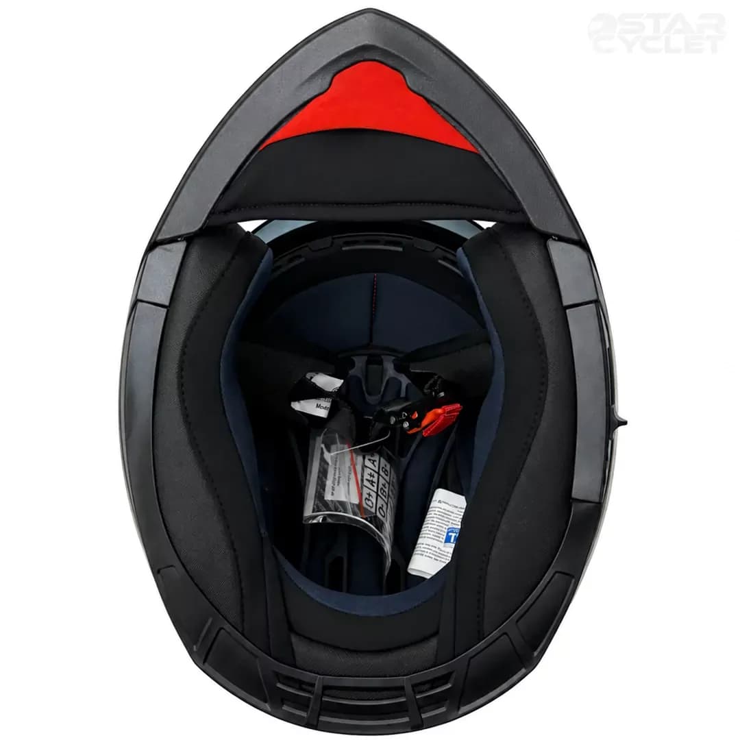 کلاه کاسکت فک متحرک RAPIDO مدل MATT-BLACK 950 — تصویر ۷