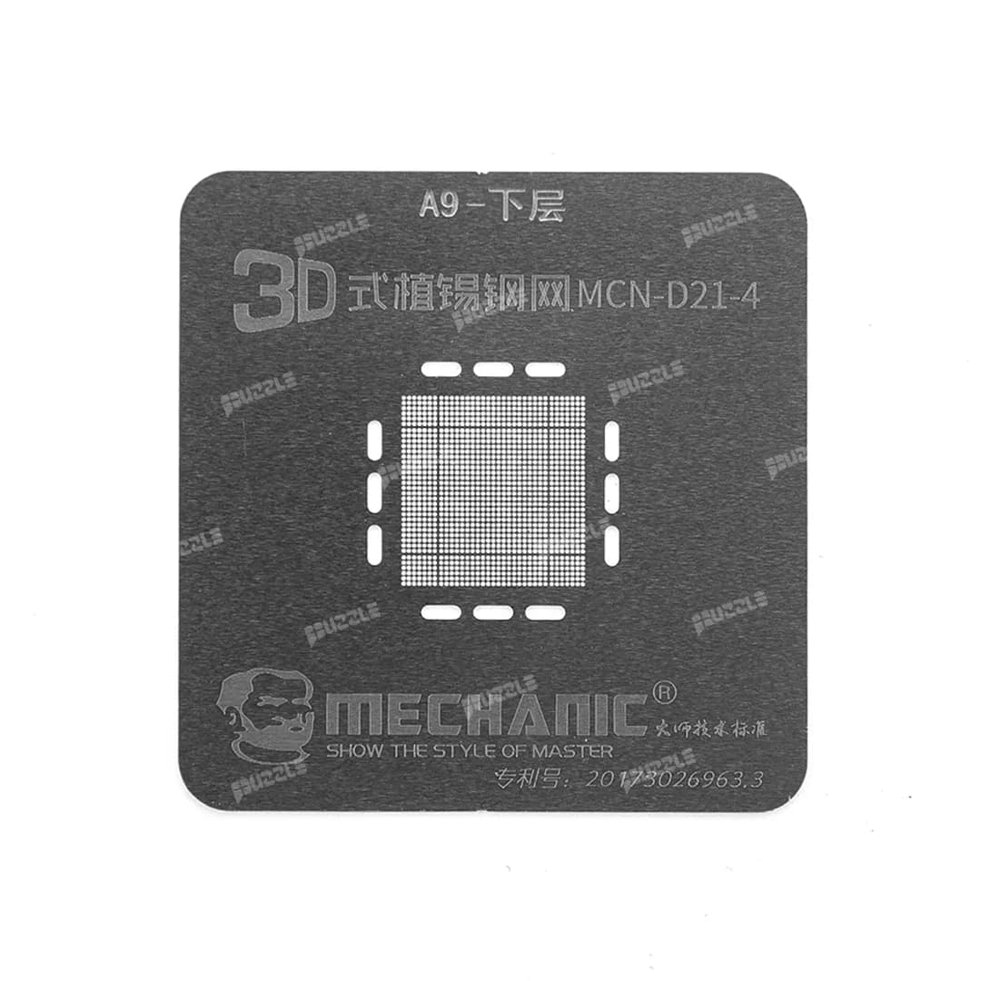 شابلون 3D CPU آیفون 6S / 6S Plus مدل Mechanic A9