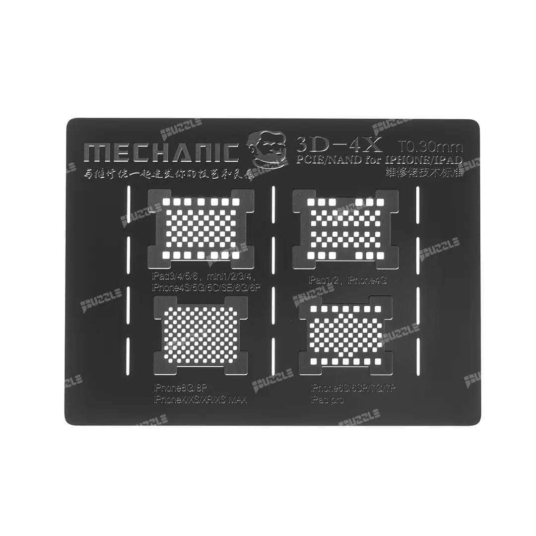 شابلون 3D هارد آیفون مدل Mechanic 3D-4X