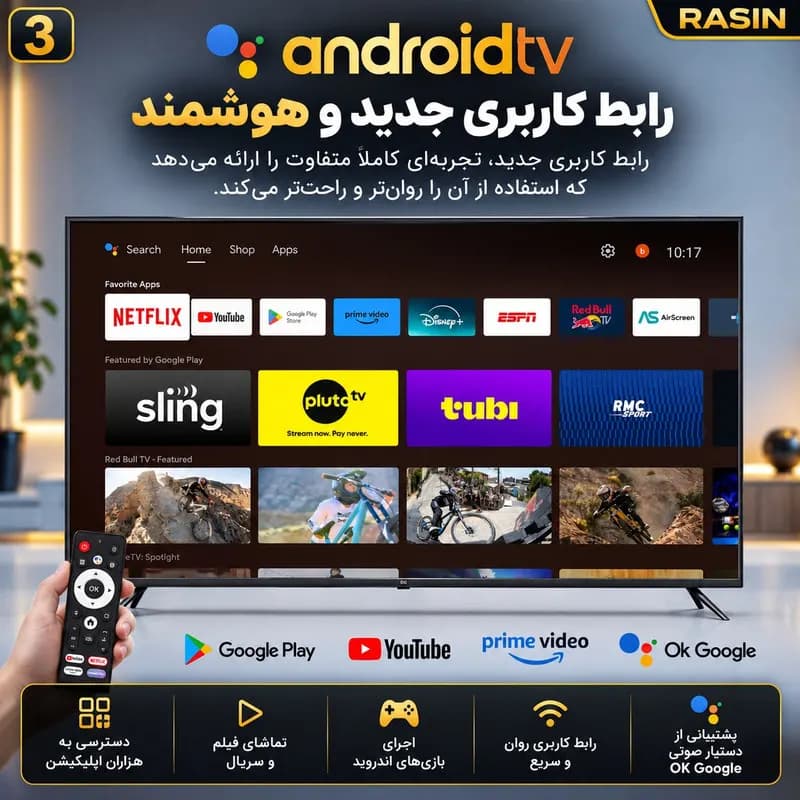 اندروید باکس راسین مدل S3 — تصویر ۵