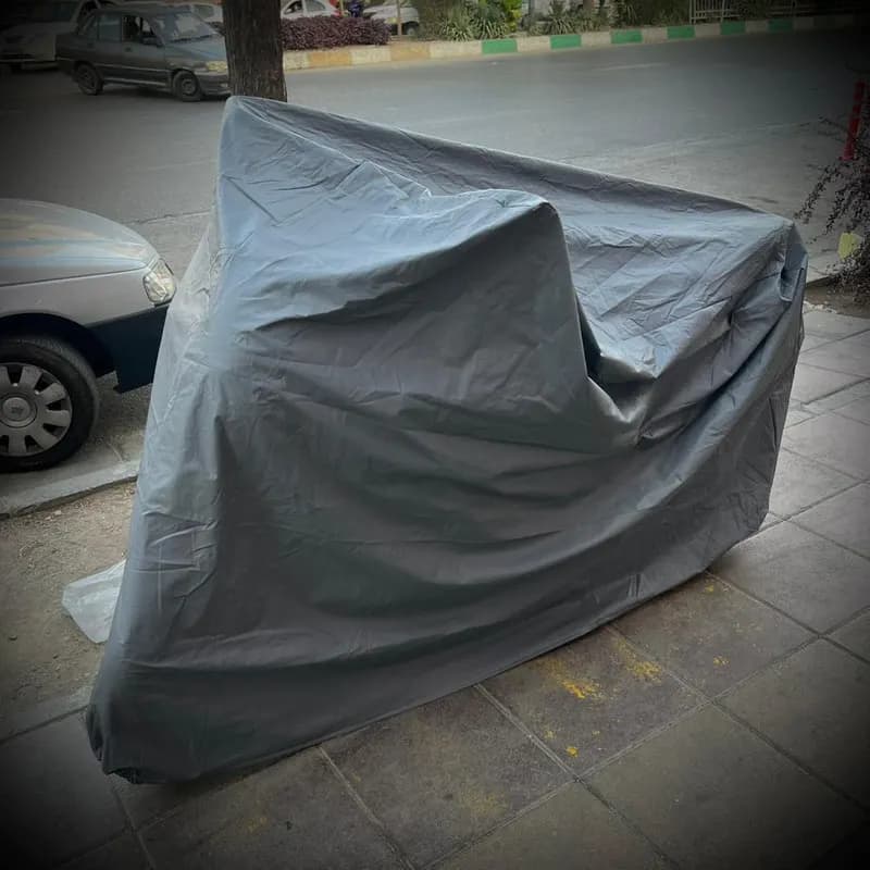 چادر موتور سیکلت ساکا مدل ضدآب مناسب برای هوندا CG 125 — تصویر ۵