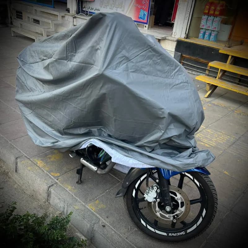 چادر موتور سیکلت ساکا مدل ضدآب مناسب برای هوندا CG 125 — تصویر ۳