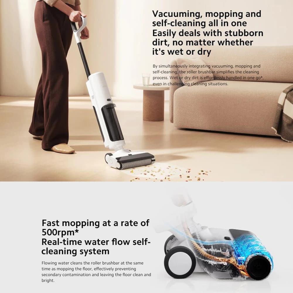 جارو شارژی خشک و تر شیائومی مدل Xiaomi Truclean W20 C305HW — تصویر ۲