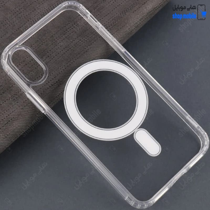 قاب گوشی آیفون 12/12 پرو (کاور مگ سیف شفاف مدل Clear Case Magnetic) — تصویر ۳