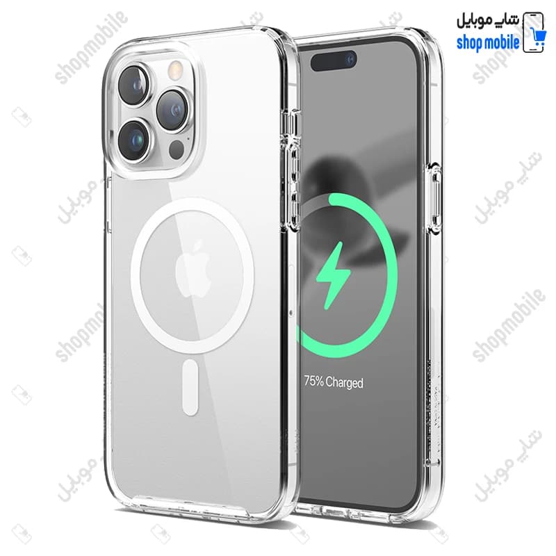 قاب گوشی آیفون 14 پرو (کاور مگ سیف شفاف مدل Clear Case Magnetic)