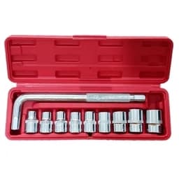 آچار بکس مدل 10pcs درایو 1/2 اینچ مجموعه 10 عددی دستهeco.isb L — تصویر ۶