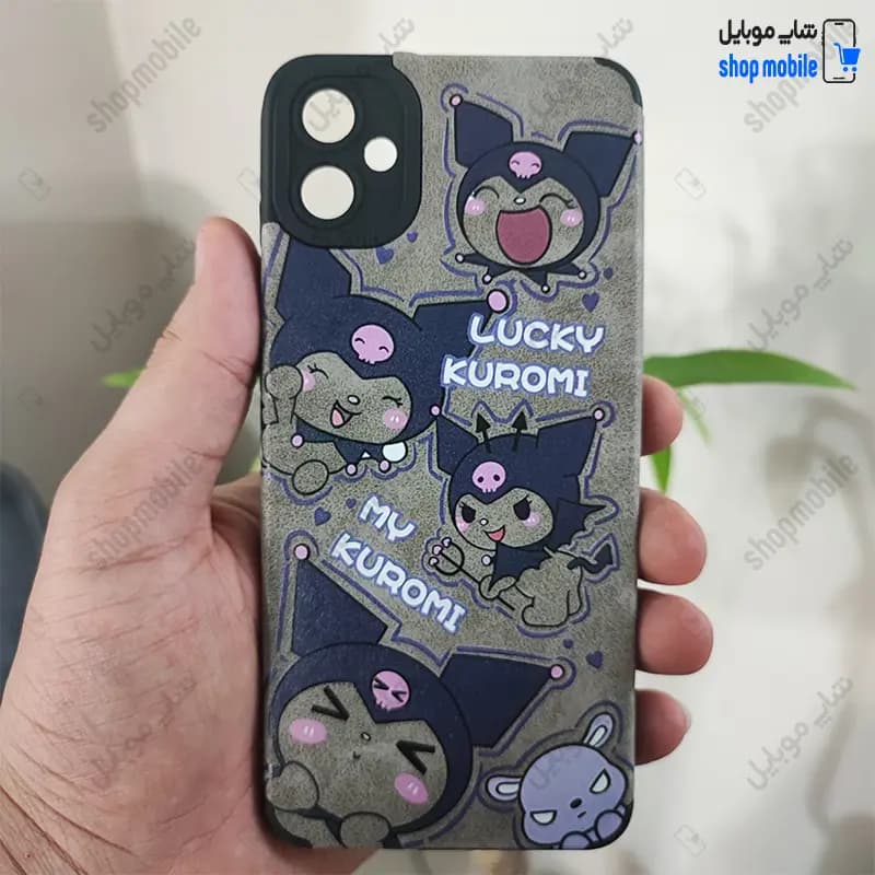 قاب گوشی سامسونگ گلکسی A05 (کاور عروسکی طرح چرم مدل Lucky Kuromi)