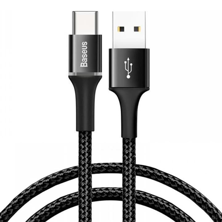 کابل شارژ بیسوس 2 آمپر USB به Type-C مدل Cafule طول 2 متر