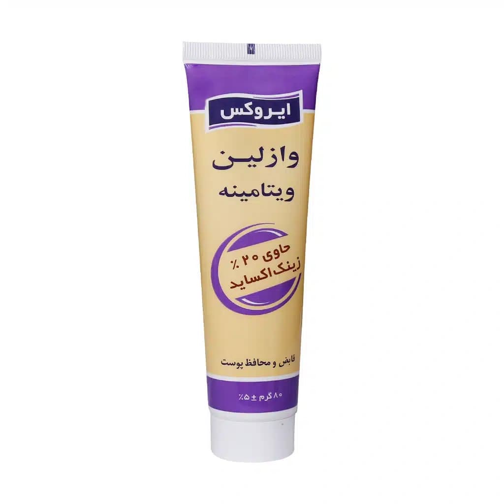 کرم وازلین ویتامینه ایروکس ۸۰ گرم (IROX Enriched Vaseline) — تصویر ۲