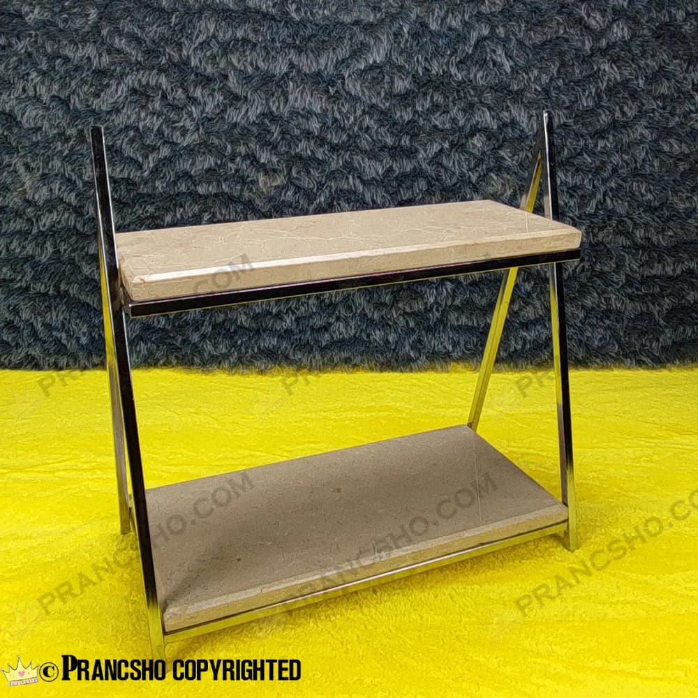 استند سنگی دو طبقه طرح ایفل نقرهای سنگ پارادایس نسکافهای — تصویر ۲